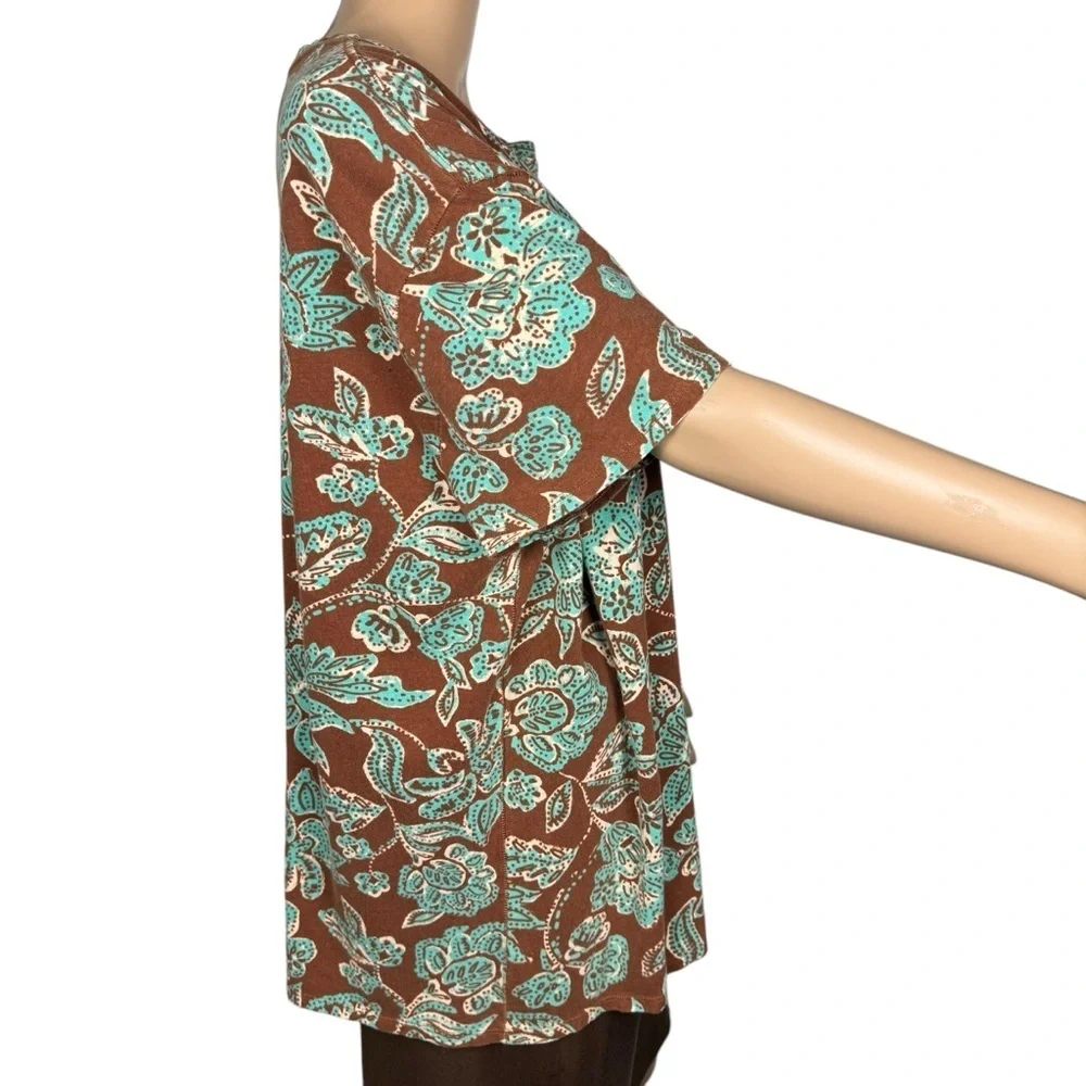 New Free People We The Free Nina Printed Tee Size M